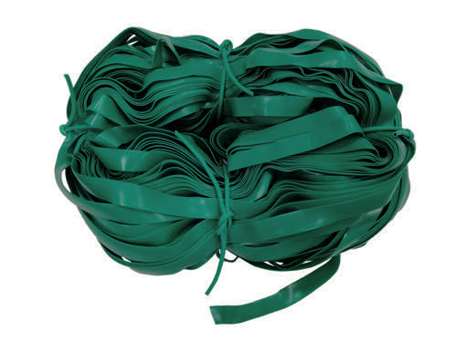 Legacci fettuccia verde in matassa. Prezzo per Chilo.