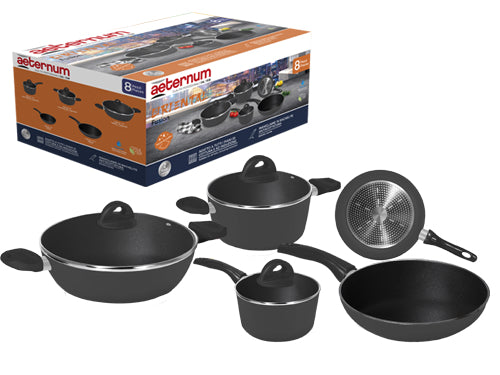 Batterie Cucina Aeternum Oriental Fusion set 8 pz. Prezzo per Confezione.