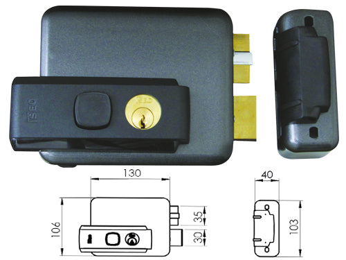 Elettroserrature da applicare Iseo Serie 53N. Prezzo per Pezzo.