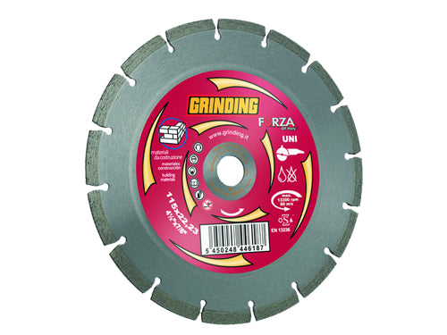 Dischi Grinding diamantati Forza corona a settore. Prezzo per Pezzo.