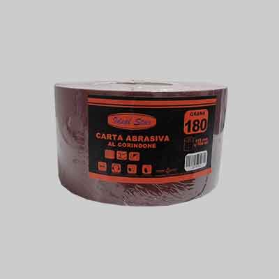 CARTA ABRASIVA IDEAL STAR grana 40 - rotolo mm 115x50mt. Prezzo per Pezzo.