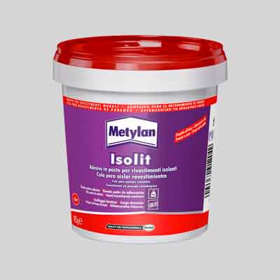 COLLA PER RIVESTIMENTI ISOLANTI 'ISOLIT' kg 7. Prezzo per Pezzo.