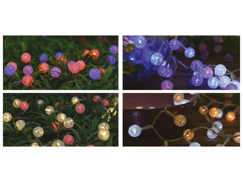 Biglie natale 30 luci Led per interno. Prezzo per Pezzo.