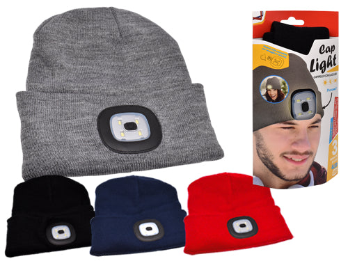 Cappelli con luce a Led - Euromarketing. Prezzo per Pezzo.