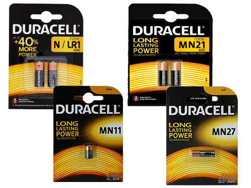Pile Duracell specialistiche MN. Prezzo per blister.
