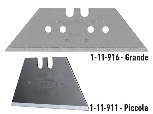 Lame a trapezio per coltelli Stanley. Prezzo per Confezione.