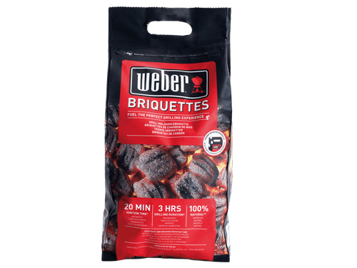 Carbonella Briquettes Weber in sacchetti. Prezzo per Pezzo.