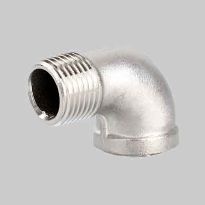 RACCORDO A GOMITO MASCHIO FEMMINA 1/2". Prezzo per Pezzo.