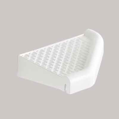 PORTASAPONE ANGOLARE 'JUNIOR' Colore bianco. Prezzo per Pezzo.