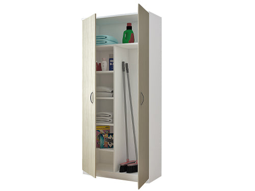 Armadi portascope bianco/olmo nobilitato melaminico. Prezzo per Pezzo.