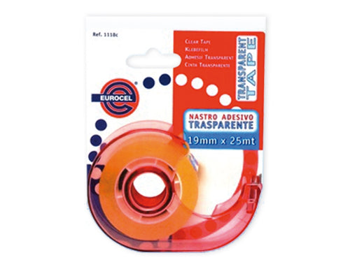 Nastri adesivi trasparenti in chiocciola dispenser. Prezzo per rotolo.