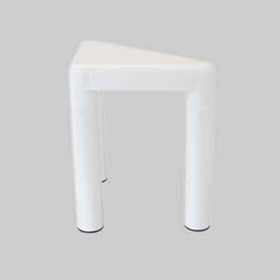 SGABELLO 'TRIO' Bianco. Prezzo per Pezzo.
