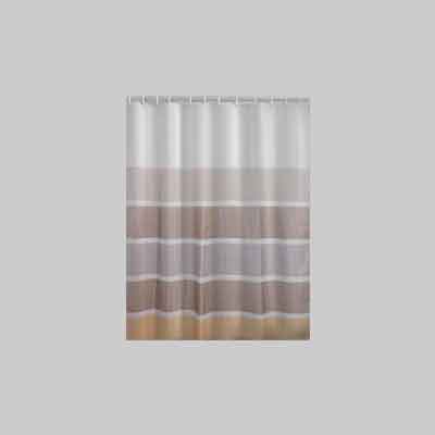 TENDA DOCCIA IN POLIESTERE 'SPIAGGIA' cm 120x200 Beige/Marrone. Prezzo per Pezzo.