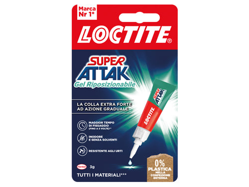 Super Attak LOCTITE Gel Riposizionabile 3gr. Prezzo per Pezzo.