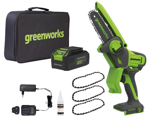 Seghe Potatrici batteria 48V Greenworks Kit GD48MCS10K2. Prezzo per Pezzo.