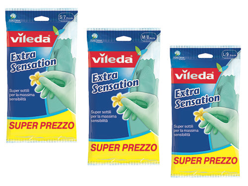Vileda Guanti Extra Sensibile. Prezzo per paio.