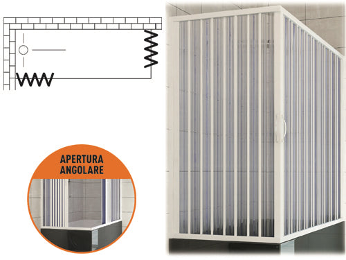 Parete box vasca Brixo PVC Piranha. Prezzo per Pezzo.