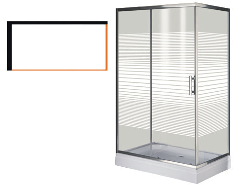 Box doccia Brixo Margherita H 190 cm. Prezzo per Pezzo.