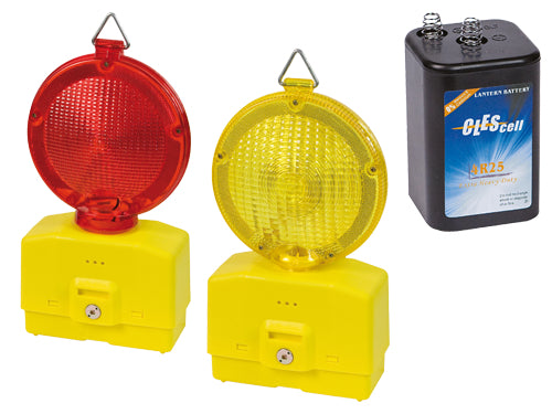 Lampeggiatori cantieri e batterie. Prezzo per Pezzo.