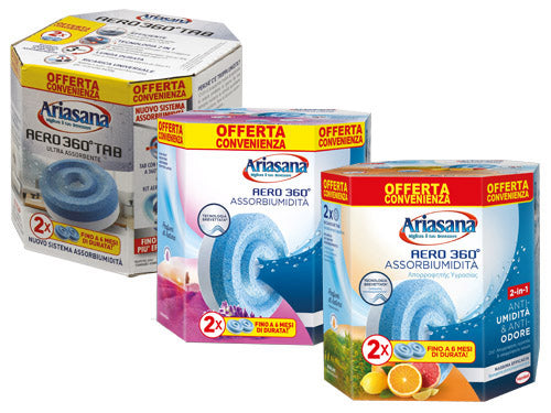 Ariasana Ricarica Aero360 Tab Bi-Pack. Prezzo per Pezzo.