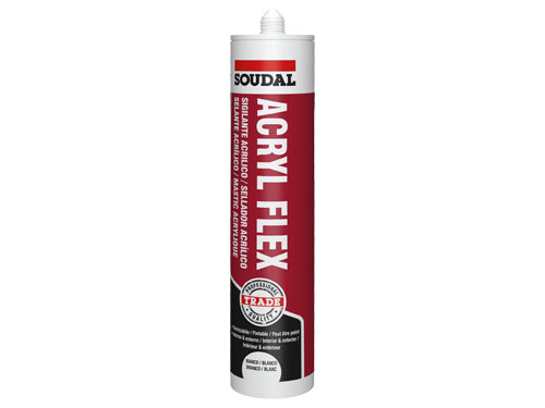 Sigillanti Soudal Acryl Flex bianco. Prezzo per Pezzo.