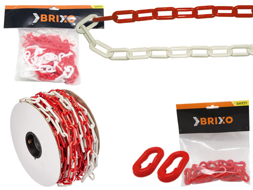 Catene e Anelli Brixo di giunzione in plastica. Prezzo per rotolo.