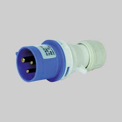 SPINA MOBILE INDUSTRIALE IP44 220 V 16A 2P+T 200-250V. Prezzo per Pezzo.