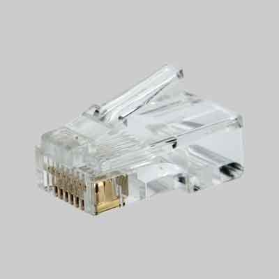 PLUG MODULARI PASSO 4/4 - 6/4 BLISTER 10 PZ. Prezzo per Confezione.