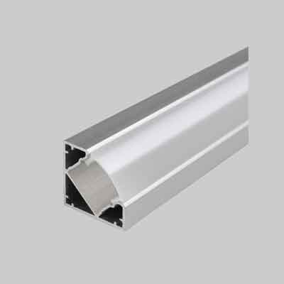 CANALINA PER STRIP LED '5103' mm 19x19, Larghezza interna max. mm 12,1 - Barra 2 mt. Prezzo per Pezzo.