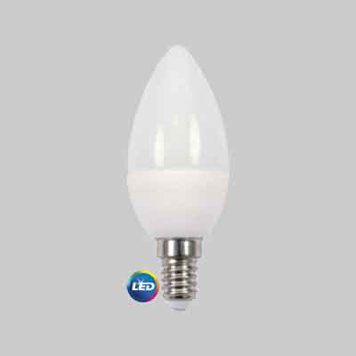 LAMPADA A LED MOD.'OLIVA' 6W - E14 - 470Lm - 6000K. Prezzo per Pezzo.