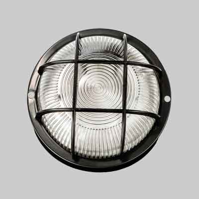 PLAFONIERA TONDA CON GRIGLIA Colore bianco. Prezzo per Pezzo.