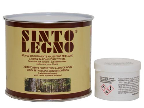 Stucco per legno Sintolegno chiaro/scuro. Prezzo per Pezzo.