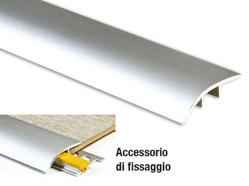 Profili dislivelli alluminio per pavimenti laminati. Prezzo per Pezzo.