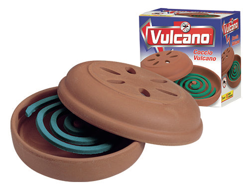 Diffusori spiralette antizanzare coccio Vulcano. Prezzo per Pezzo.