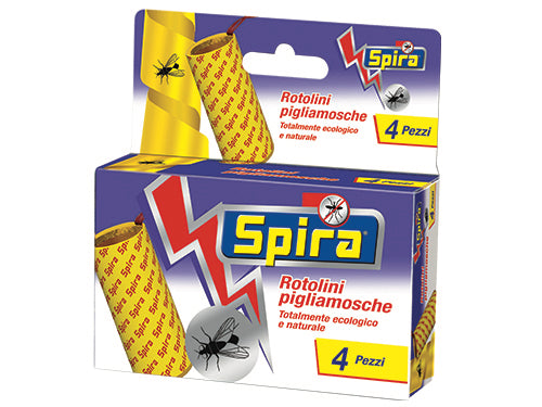 Rotolini antimosche ecologici Spira. Prezzo per Pezzo.