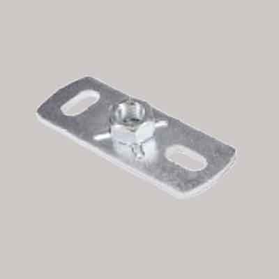 PIASTRA PER COLLARI A SBALZO SU PARETI M8. Prezzo per Pezzo.