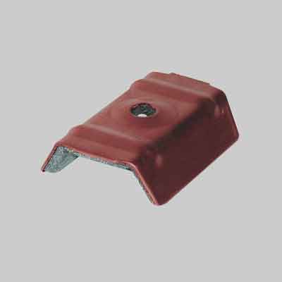 CAPPELLOTTO GRECA 20 mm 50x20x15h - rosso Siena. Prezzo per Pezzo.