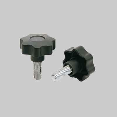 VOLANTINO CON PERNO FILETTATO Ø mm 50 - perno M. 10x20 mm. Prezzo per Pezzo.
