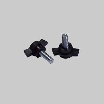 VOLANTINO A FARFALLA CON PERNO FILETTATO 6 mm. Prezzo per Pezzo.