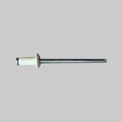 RIVETTO A STRAPPO 'BIANCO PERLA' mm 4,0x10 - Conf. 100 pezzi. Prezzo per Confezione.