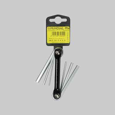 SET CHIAVI ESAGONO MUNDIAL mm 2-2,5-3-4-5-6. Prezzo per Pezzo.