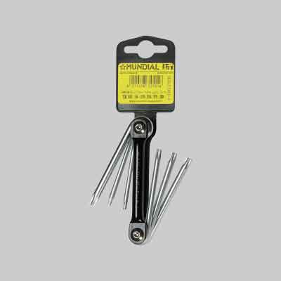 SET CHIAVI TORX MUNDIAL TX 10,15,20,25,27,30. Prezzo per Pezzo.