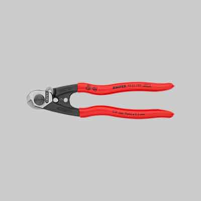 CESOIA PER FUNI, CAVI E TREFOLI KNIPEX mm 190. Prezzo per Pezzo.