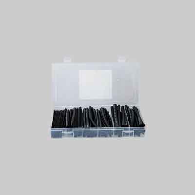 BOX GUAINE TERMORESTRINGENTI NERE conf. 100 pezzi. Prezzo per Confezione.