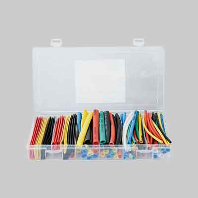 BOX GUAINE TERMORESTRINGENTI MULTICOLOR conf. 100 pezzi. Prezzo per Confezione.