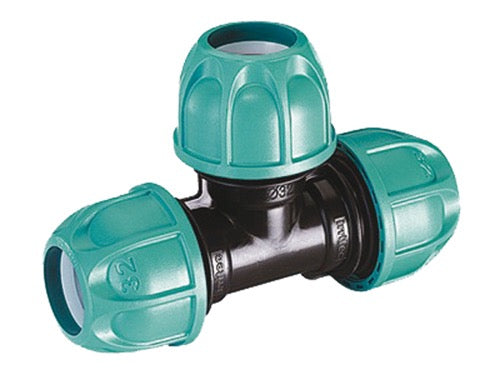 Raccordi a T Claber per tubi PE 90272 90422. Prezzo per Pezzo.