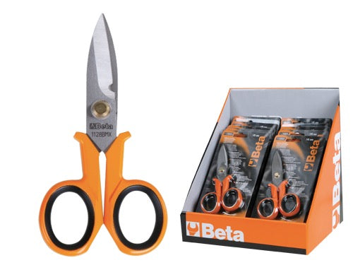 Forbici inox Beta lame dritte 1128BMX/E15. Prezzo per Pezzo.