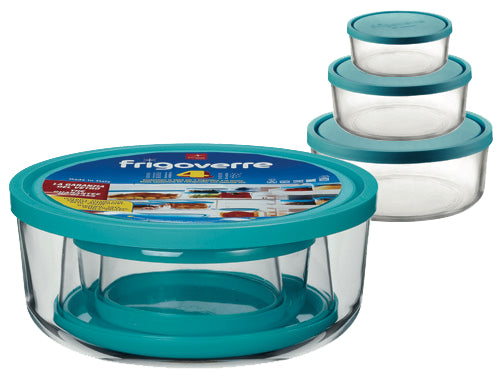 Contenitori vetro Frigoverre Bormioli set 4 pz. Prezzo per Pezzo.