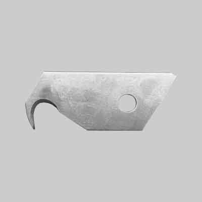 LAMA DI RICAMBIO AD UNCINO PER CUTTER METRICA mm 36x18x0,45 - conf.3 pezzi. Prezzo per Confezione.