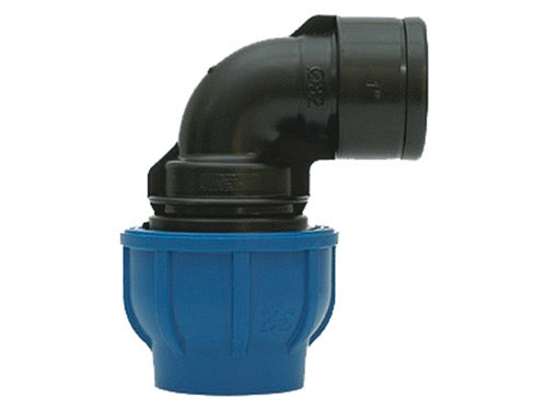 Gomito Connecto Plus a compressione 90° Irritec 918. Prezzo per Pezzo.